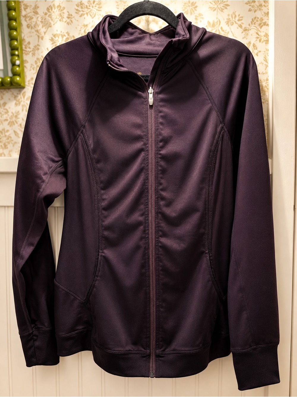 Tangerine Full-Zip Utility Jacket in Plum